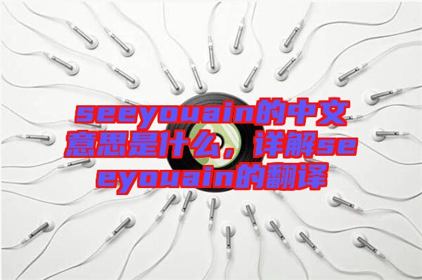 seeyouain的中文意思是什么，詳解seeyouain的翻譯