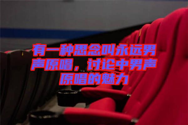 有一種思念叫永遠(yuǎn)男聲原唱，討論中男聲原唱的魅力