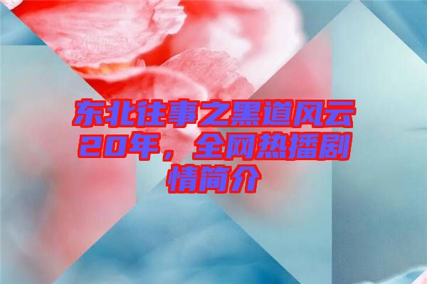東北往事之黑道風(fēng)云20年，全網(wǎng)熱播劇情簡介