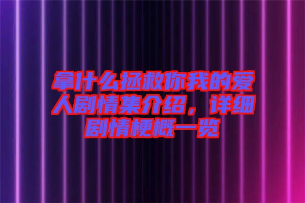 拿什么拯救你我的愛人劇情集介紹，詳細(xì)劇情梗概一覽