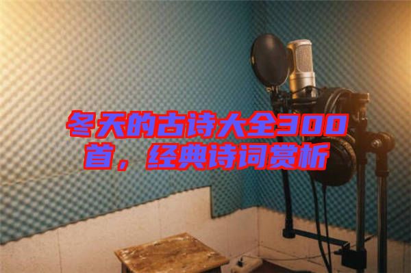 冬天的古詩大全300首，經(jīng)典詩詞賞析