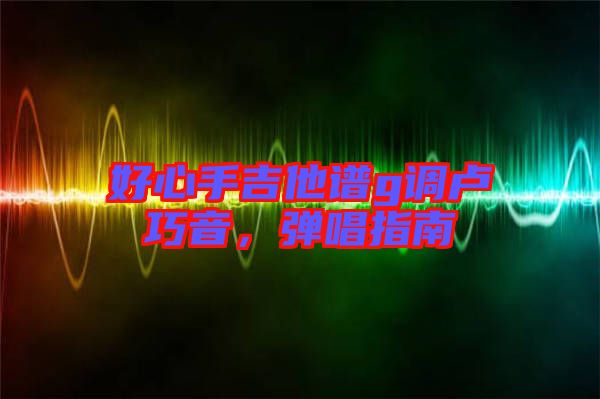 好心手吉他譜g調(diào)盧巧音，彈唱指南