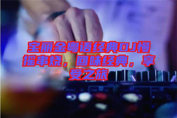 寶麗金粵語經(jīng)典DJ慢搖串燒，回味經(jīng)典，享受之旅