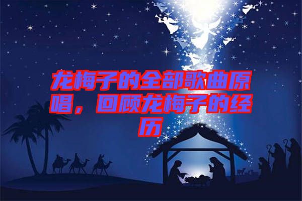 龍梅子的全部歌曲原唱，回顧龍梅子的經(jīng)歷