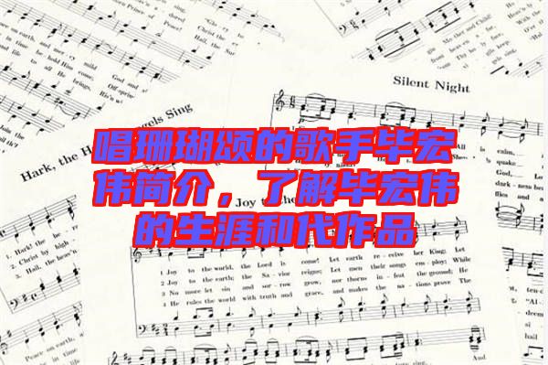 唱珊瑚頌的歌手畢宏偉簡(jiǎn)介，了解畢宏偉的生涯和代作品