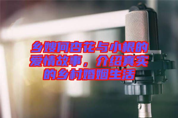 鄉(xiāng)嫂何杏花與小根的愛情故事，介紹真實(shí)的鄉(xiāng)村婚姻生活
