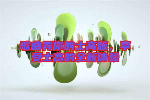 歌曲弄你的士高版，享受士高的全新體驗(yàn)
