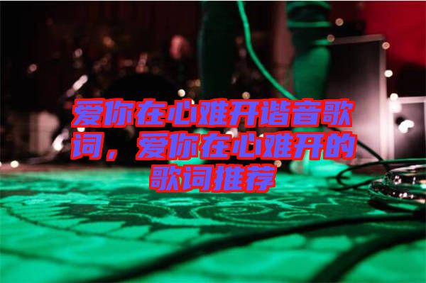 愛(ài)你在心難開諧音歌詞，愛(ài)你在心難開的歌詞推薦