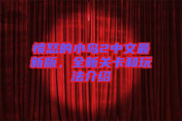 憤怒的小鳥2中文最新版，全新關(guān)卡和玩法介紹