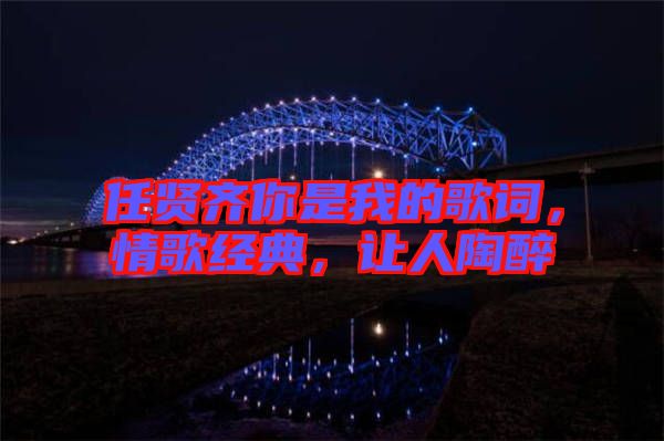 任賢齊你是我的歌詞，情歌經(jīng)典，讓人陶醉