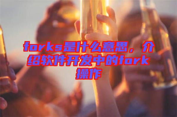 forks是什么意思，介紹軟件開發(fā)中的fork操作