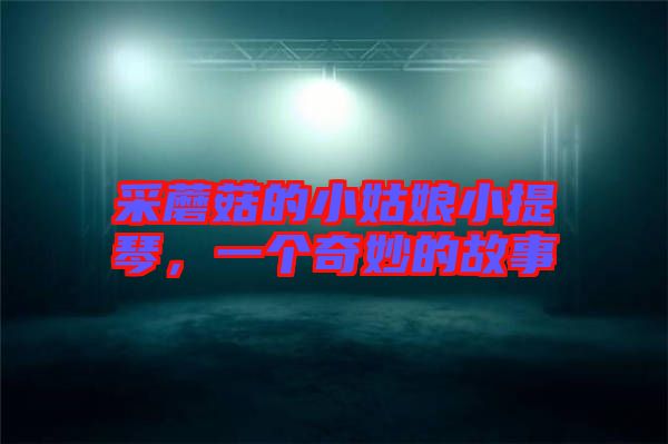 采蘑菇的小姑娘小提琴，一個(gè)奇妙的故事