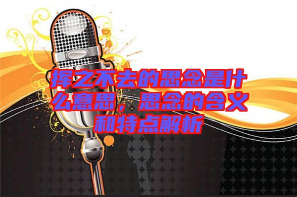 揮之不去的思念是什么意思，思念的含義和特點(diǎn)解析