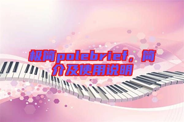 極簡polebrief，簡介及使用說明