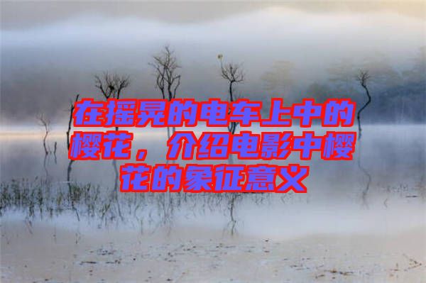 在搖晃的電車上中的櫻花，介紹電影中櫻花的象征意義