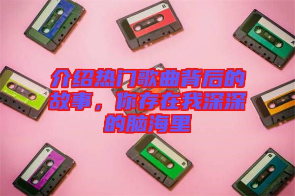 介紹熱門歌曲背后的故事，你存在我深深的腦海里