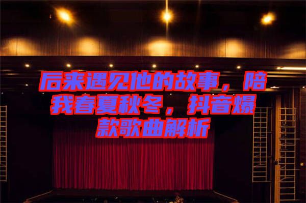 后來(lái)遇見(jiàn)他的故事，陪我春夏秋冬，抖音爆款歌曲解析
