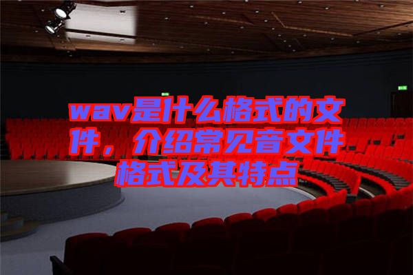 wav是什么格式的文件，介紹常見音文件格式及其特點(diǎn)