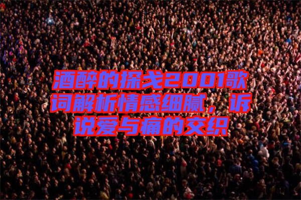 酒醉的探戈2001歌詞解析情感細膩，訴說愛與痛的交織