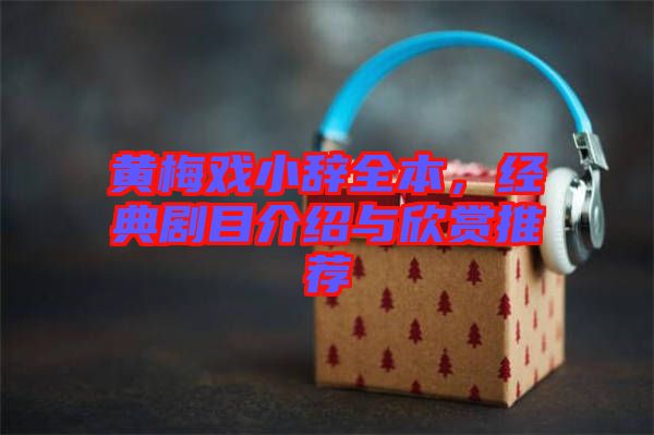 黃梅戲小辭全本，經(jīng)典劇目介紹與欣賞推薦